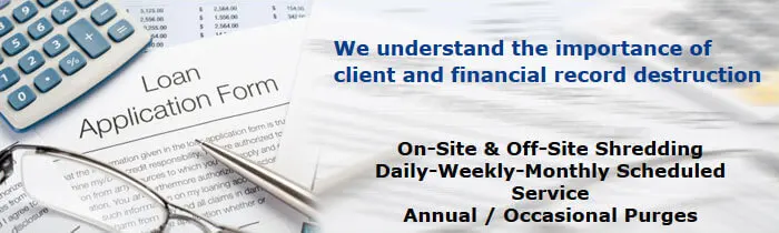 Auto Dealers Document Destruction Services